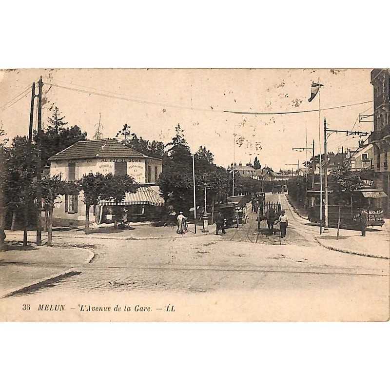 ABAO 77 - Seine-et-Marne [77] Melun - L'Avenue de la Gare.