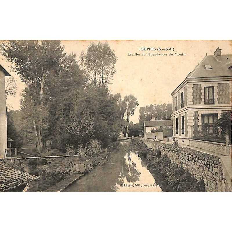 ABAO 77 - Seine-et-Marne [77] Souppes - Les Îles et dépendances du Moulin.