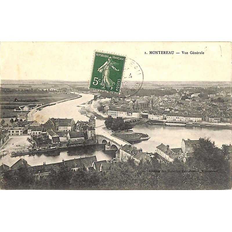 ABAO 77 - Seine-et-Marne [77] Montereau - Vue Générale.