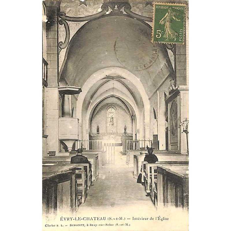 ABAO 77 - Seine-et-Marne [77] Evry-le-Château - Intérieur de l'Eglise.