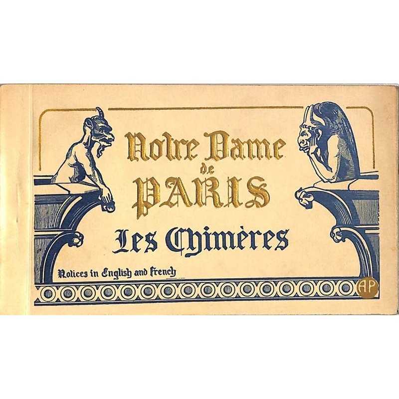 ABAO 75 - Paris [75] Paris 04 - Notre Dame de Paris. Les Chimères. Carnet de 20 cartes.