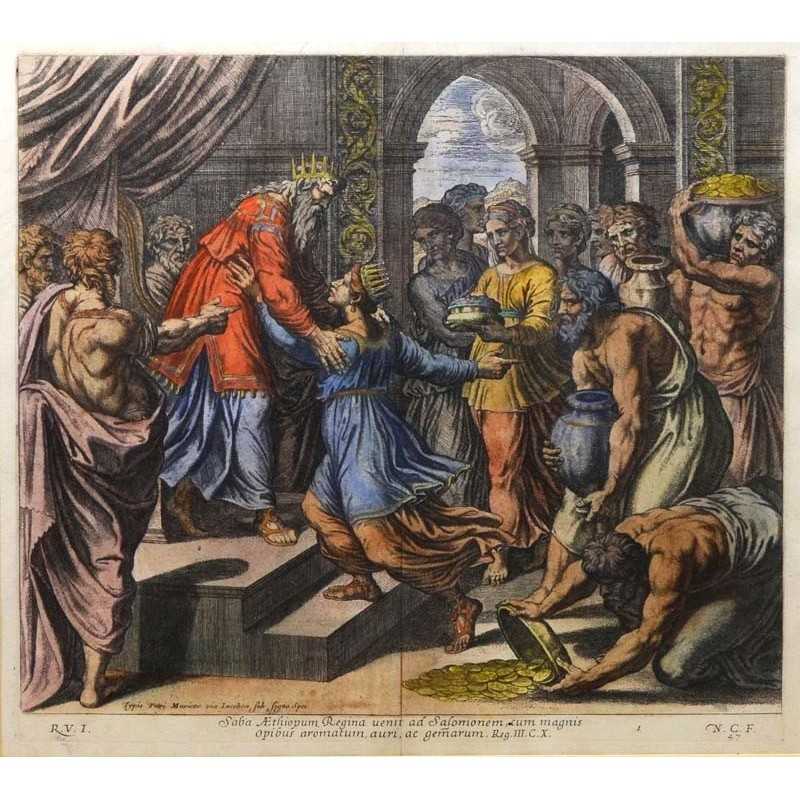 ABAO Gravures Chaperon (Nicolas) - Sacrae Historiae Acta, Reg. III. C. X. ABAO Gravures Chaperon (Nicolas) - Sacrae Historiae Acta, Reg. III. C. X.