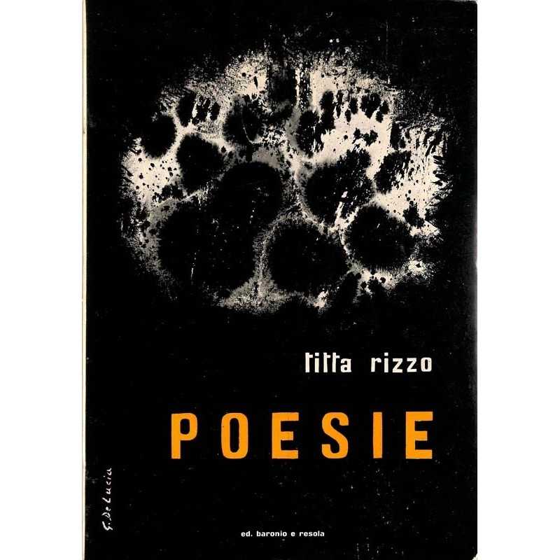ABAO Poésie Rizzo (Titta) - Poesie. TL 250 ex. num. + envoi.