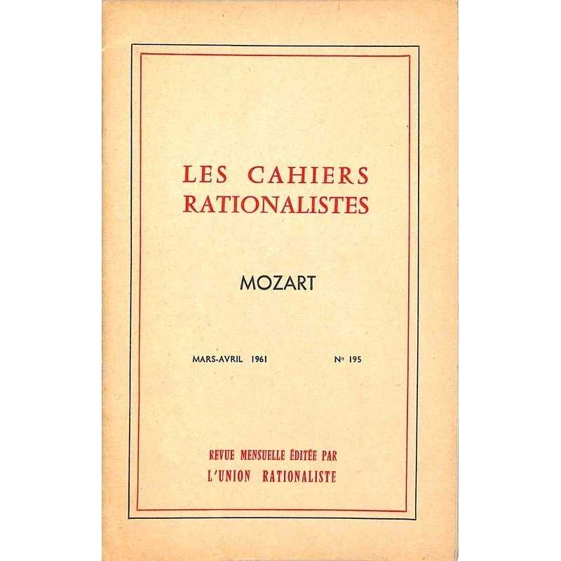ABAO Divers Les Cahiers rationalistes 195 | Mozart