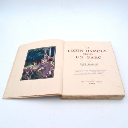 ABAO Grands papiers Boylesve (René) - La Leçon d'amour dans un parc. Illustrations de Pierre Brissaud.