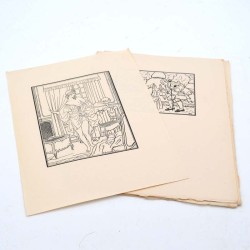 ABAO Grands papiers Boylesve (René) - La Leçon d'amour dans un parc. Illustrations de Pierre Brissaud.