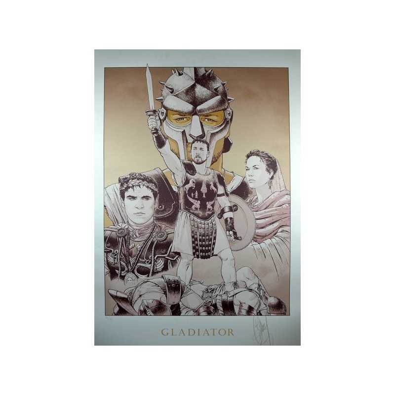 ABAO Sérigraphies & posters DELABY, Philippe : Gladiator