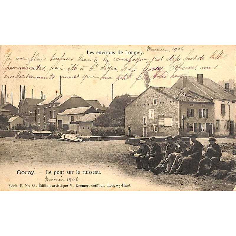 ABAO 54 - Meurthe-et-Moselle [54] Gorcy - Le Pont sur le ruisseau.