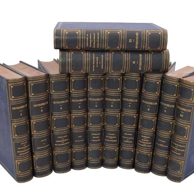 ABAO Littérature Chateaubriand (François-René) - Oeuvres complètes. 12 tomes. ABAO Littérature Chateaubriand (François-René) - Oeuvres complètes. 12 tomes.