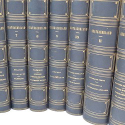 ABAO Littérature Chateaubriand (François-René) - Oeuvres complètes. 12 tomes.