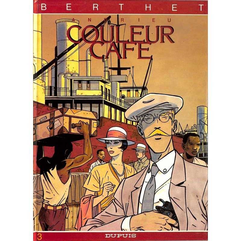 ABAO Bandes dessinées Berthet. Couleur café + dédicace.