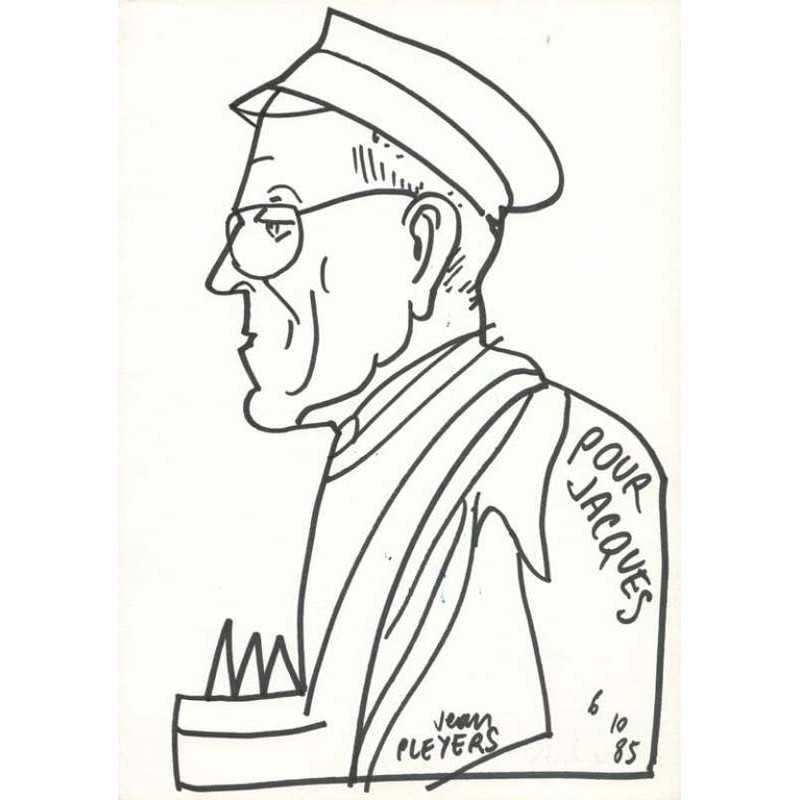 ABAO Bandes dessinées Pleyers (Jean) - Dessin dédicacé.