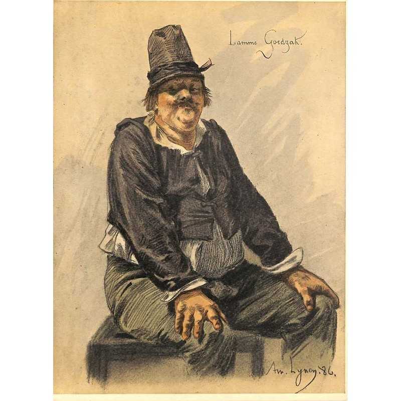 ABAO Gravures Lynen (Amédée) - Lamme Goedzak. Chromolithographie.