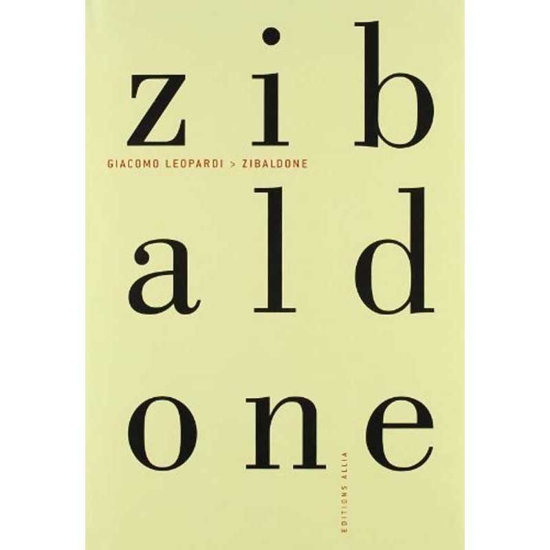 ABAO Romans Leopardi (Giacomo) - Zibaldone.