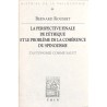 ABAO Essais Rousset (Bernard) - La Perspective finale de l'éthique et le problème de la cohérence du spinozisme.