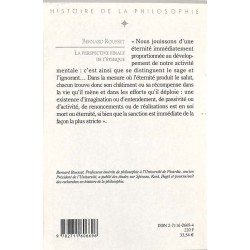 ABAO Essais Rousset (Bernard) - La Perspective finale de l'éthique et le problème de la cohérence du spinozisme.