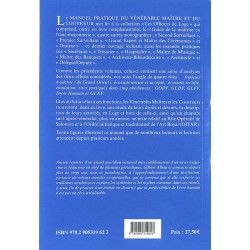 ABAO Franc-Maçonnerie Manuel pratique du vénérable maître et du couvreur.