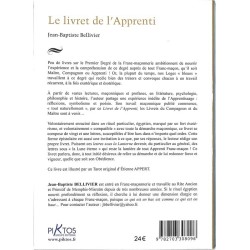 ABAO Franc-Maçonnerie Bellivier (Jean-Baptiste) - Le Livret de l'apprenti.