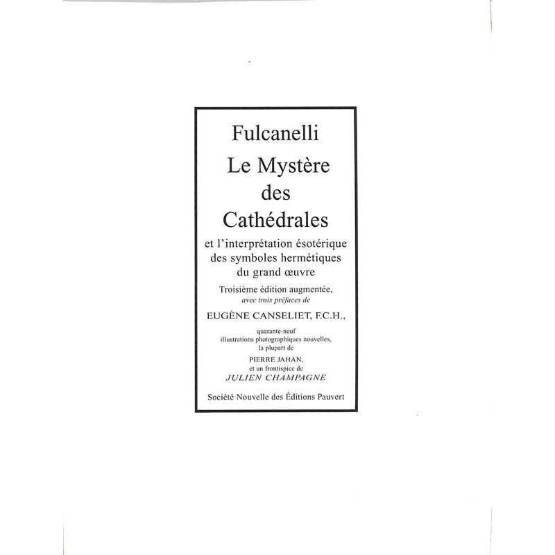 ABAO Franc-Maçonnerie Fulcanelli - Le Mystère des cathédrales.
