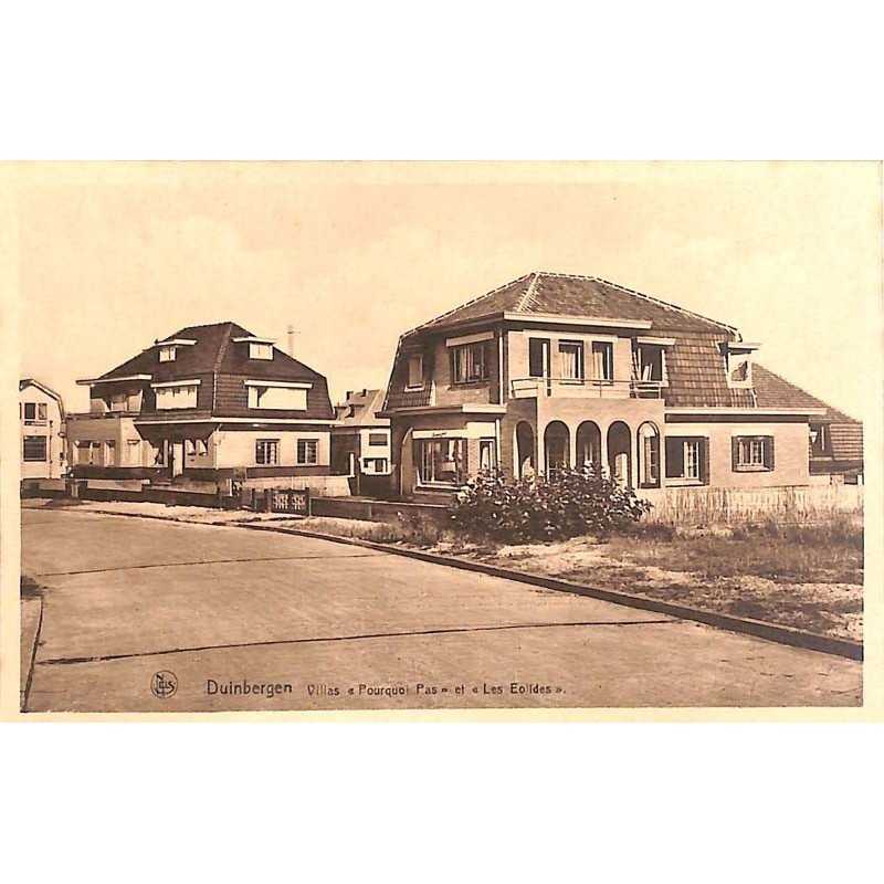 ABAO Flandre occidentale Knokke-Heist (Duinbergen) - Villas « Pourquoi Pas » et « Les Eolides ».
