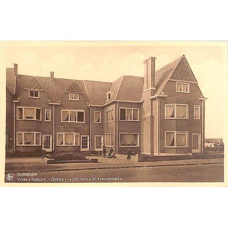 ABAO Flandre occidentale Knokke-Heist (Duinbergen) - Villas « Radica », « Dodica », « Joli Coin » et « Jacquemart ».