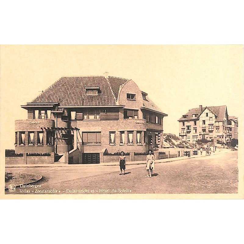 ABAO Flandre occidentale Knokke-Heist (Duinbergen) - Villas « Zeemansblik », « Duinenzicht » et « Hôtel du Soleil ».