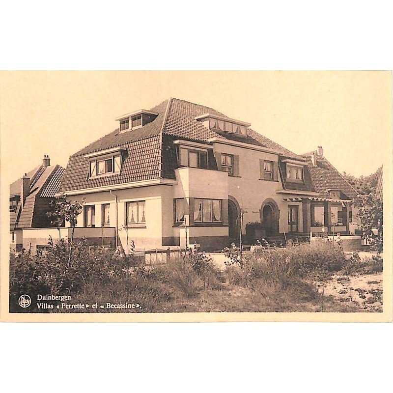 ABAO Flandre occidentale Knokke-Heist (Duinbergen) - Villas « Perrette » et « Becassine ».