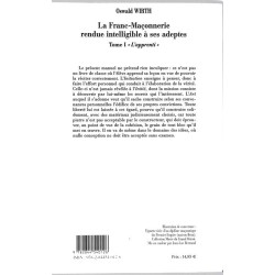 ABAO Franc-Maçonnerie Wirth (Oswald) - La franc-maçonnerie rendue intelligible à ses adeptes " L'apprenti".