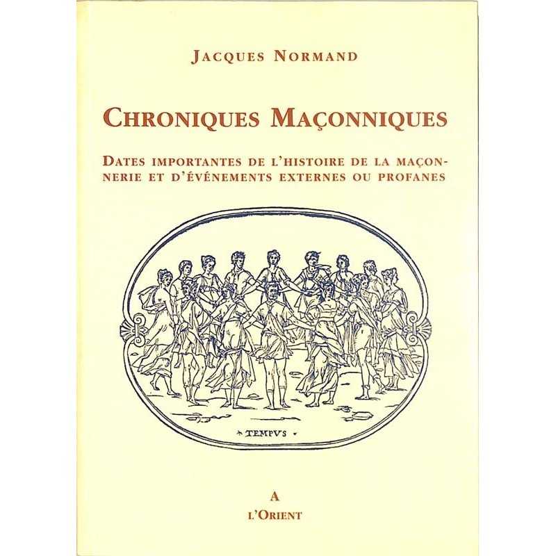 ABAO Franc-Maçonnerie Normand (Jacques) - chroniques maçonniques.