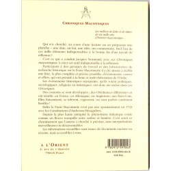 ABAO Franc-Maçonnerie Normand (Jacques) - chroniques maçonniques.