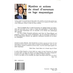 ABAO Franc-Maçonnerie Pozarnik (Alain) - Mystères et actions de rituel d'ouverture en loge maçonnique.