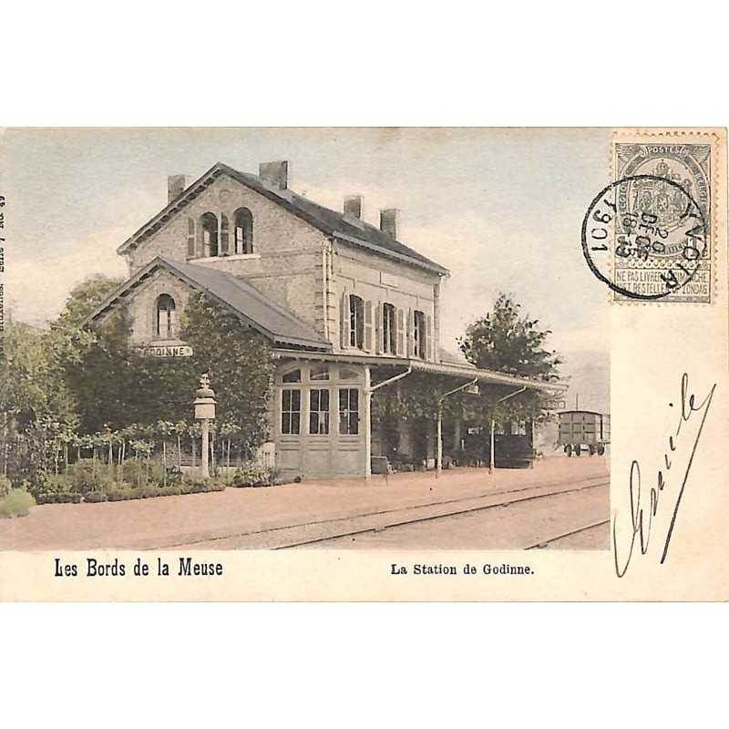 ABAO Namur Godinne - La Station de Godinne. Les Bords de la Meuse.