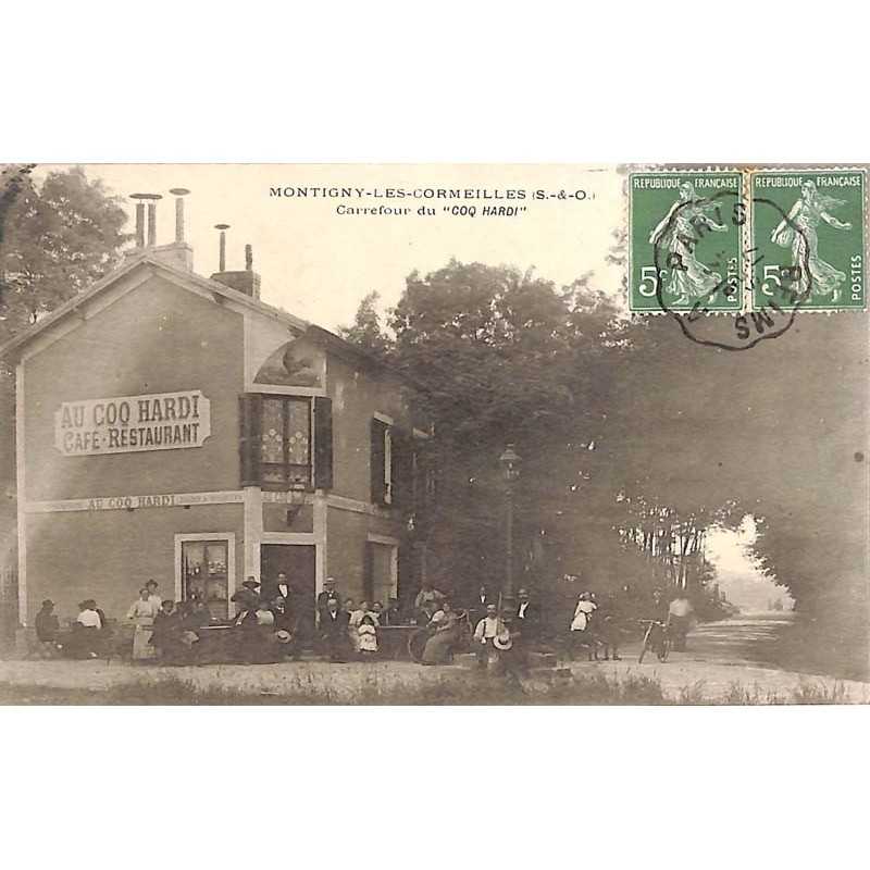 ABAO 95 - Val-D'Oise [95] Montigny-les-Cormeilles - Carrefour du "Coq Hardi".