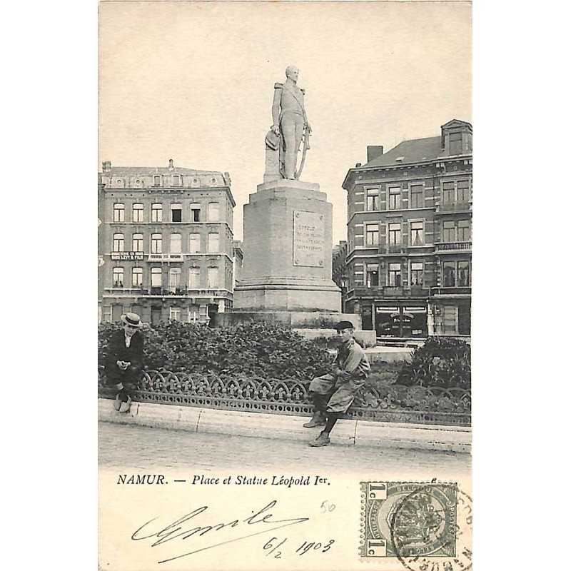 ABAO Namur Namur - Place et Statue Léopold Ier.