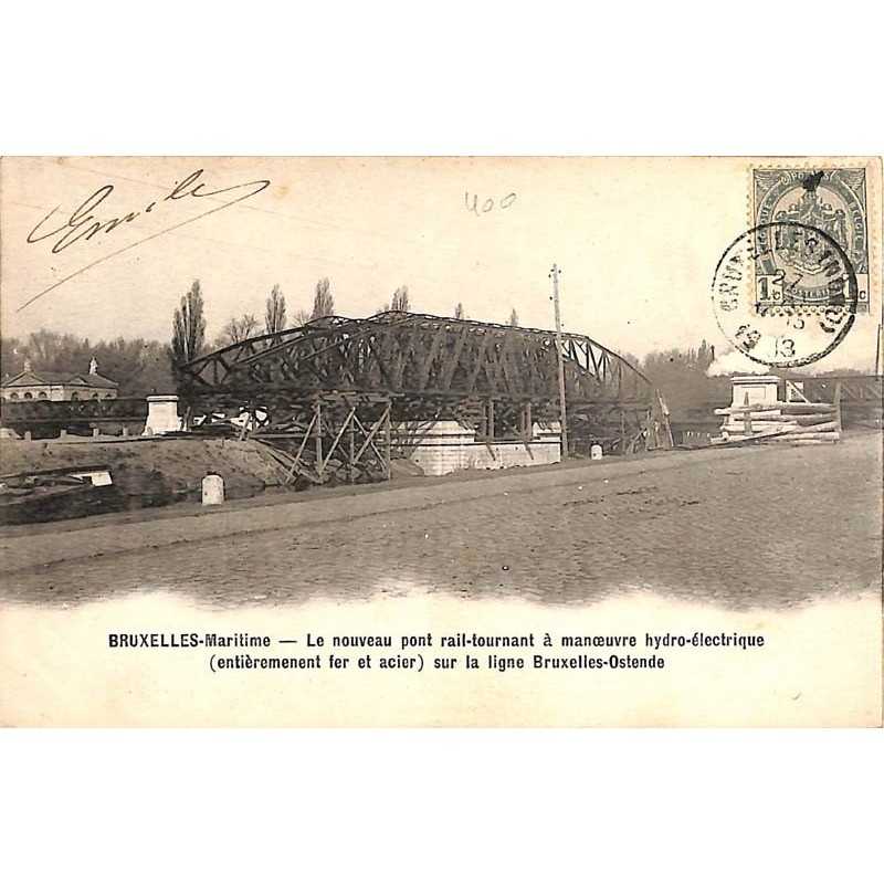 ABAO Bruxelles Bruxelles - Laeken. Le nouveau pont rail-tournant à manœuvre hydro-électrique...