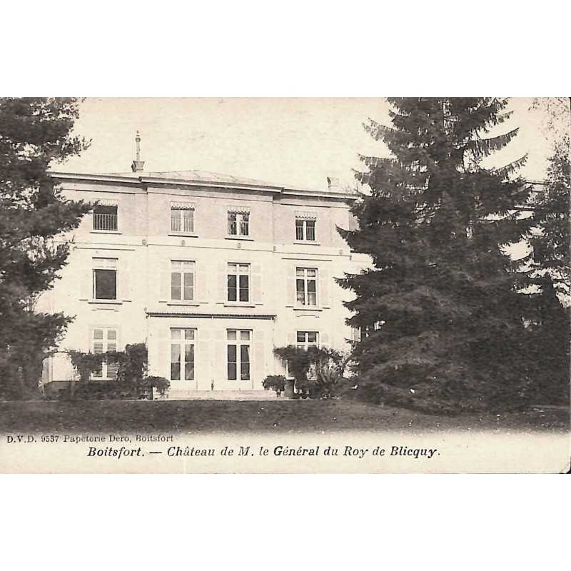 ABAO Bruxelles Watermael-Boitsfort - Château de M. le Général du Roy de Blicquy