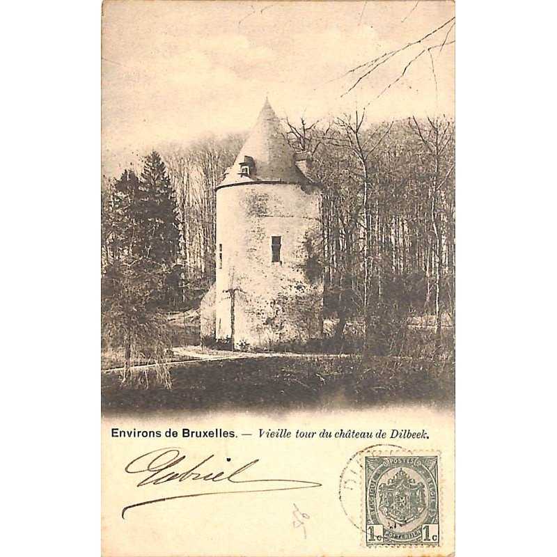 ABAO Brabant flamand Dilbeek - Vieille tour du château de Dilbeek.