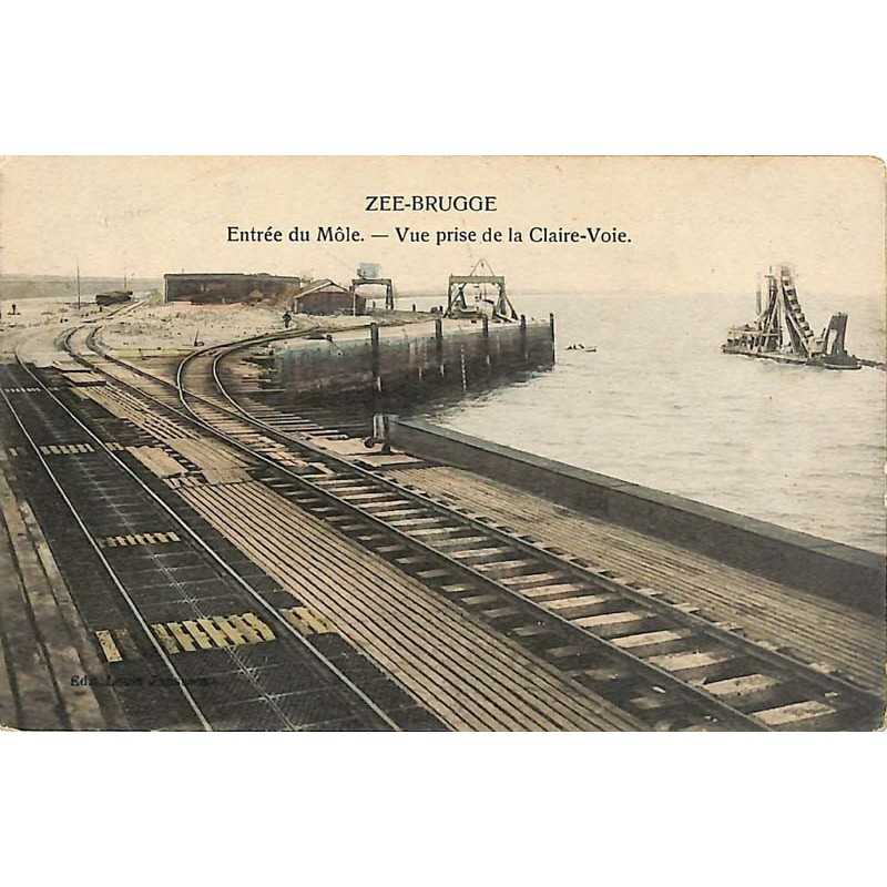 ABAO Flandre occidentale Zeebrugge - Entrée du Môle. Vue prise de la Claire-Voie.