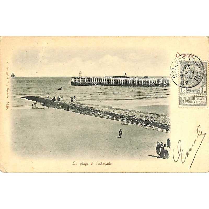 ABAO Flandre occidentale Ostende - La Plage et l'estacade.