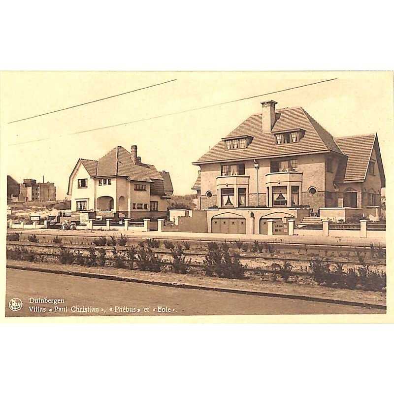 ABAO Flandre occidentale Knokke-Heist (Duinbergen) - Villas « Paul Christian », « Phébus » et « Eole ».