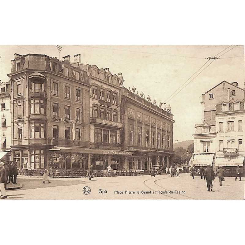 ABAO Liège Spa - Place Pierre le Grand et façade du Casino.