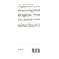 ABAO Arts [Musique] Dufour (V.) - Igor Stravinsli. Confidences sur la musique.