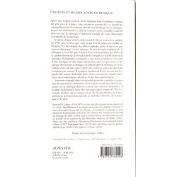 ABAO Arts [Musique] Meyer (LéonardB.) - Emotion et signification en musique.