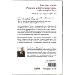 ABAO Arts [Musique] Londeix (J.-M.) - Pour une histoire du saxophone et des saxophonistes. Livre 1.