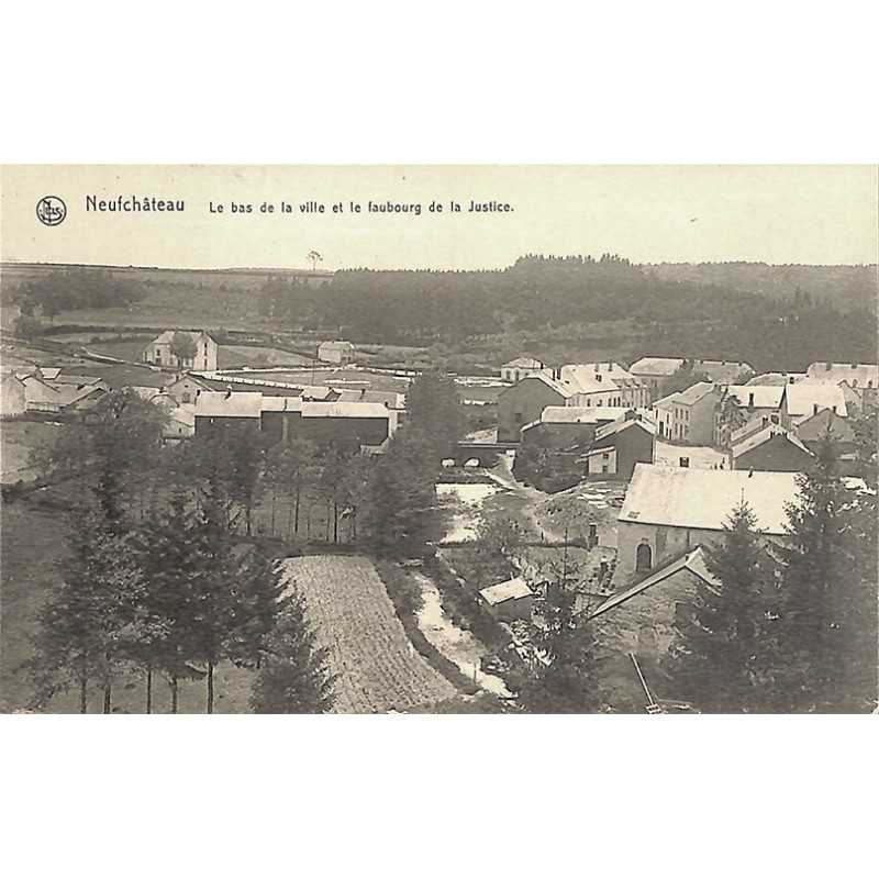 ABAO Luxembourg Neufchâteau - Le bas de la ville et le faubourg de la Justice.