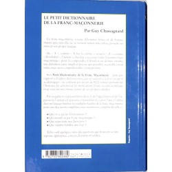 ABAO Franc-Maçonnerie Chassagnard (Guy) - Le petit dictionnaire de la franc-maçonnerie.