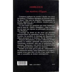 ABAO Franc-Maçonnerie Jamblique - Les Mystères d'Egypte.