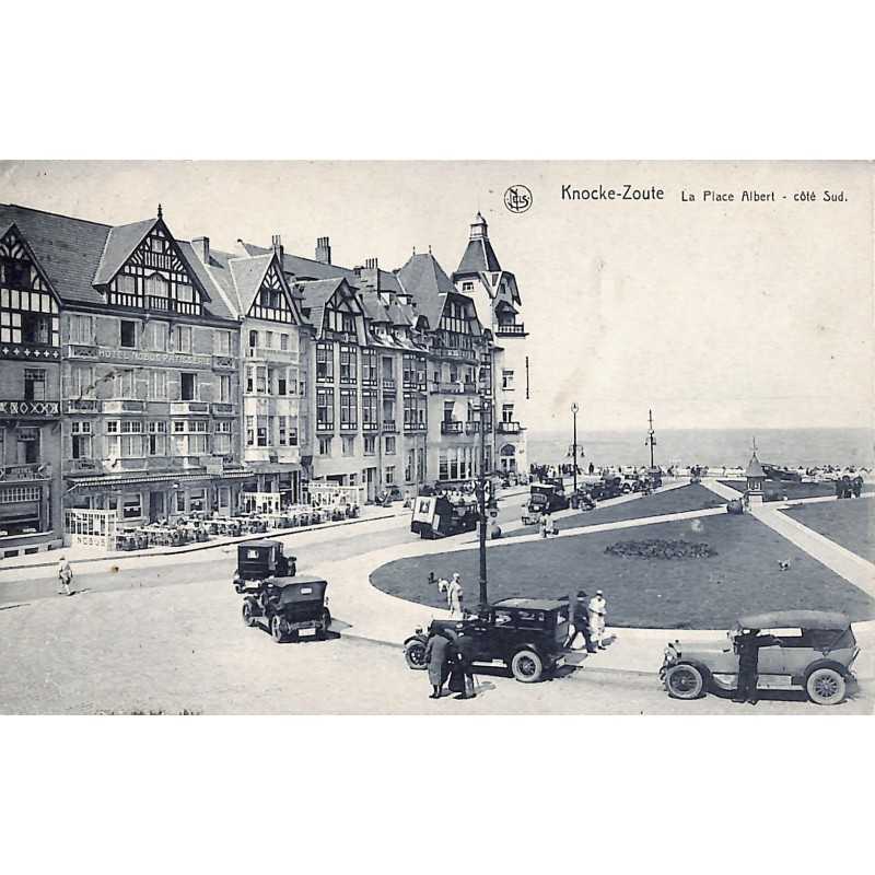 ABAO Flandre occidentale Knokke-Heist - Knocke-Zoute. La place Albert, côté sud.