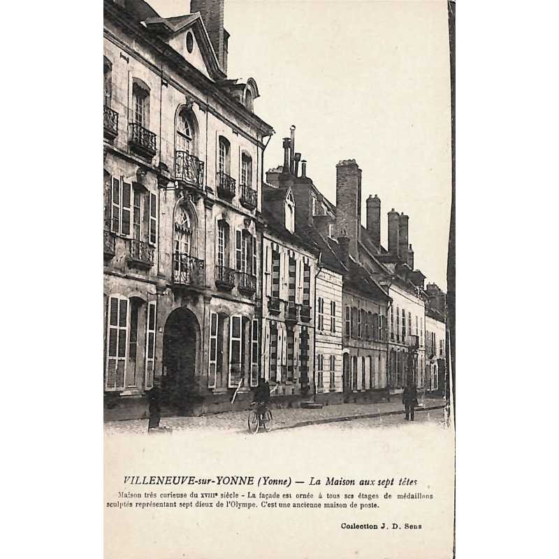 ABAO 89 - Yonne [89] Villeneuve-sur-Yonne - La Maison aux sept têtes.