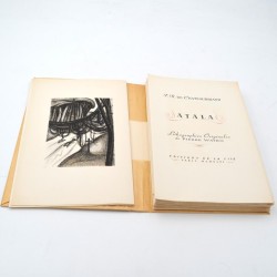 ABAO Livres illustrés Chateaubriand (François-René) - Atala. Lithographies originales de Pierre de Watrin.